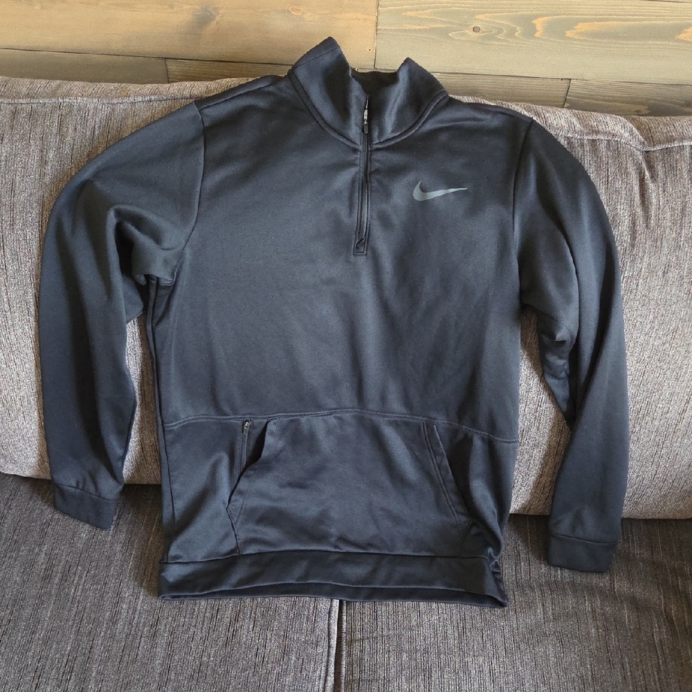 Nike Charcoal Quarter-Zip Pullover